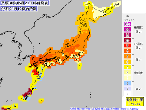 紫外線情報　201805210600-06